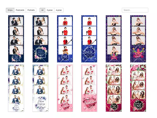 photo booth rental custom design gallery for events in marlboro nj new jersey customization