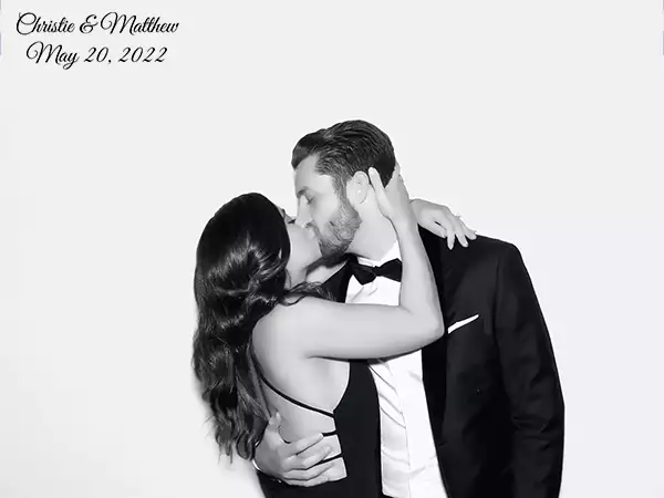glam booth photo booth marlboro nj new jersey wedding black and white having fun